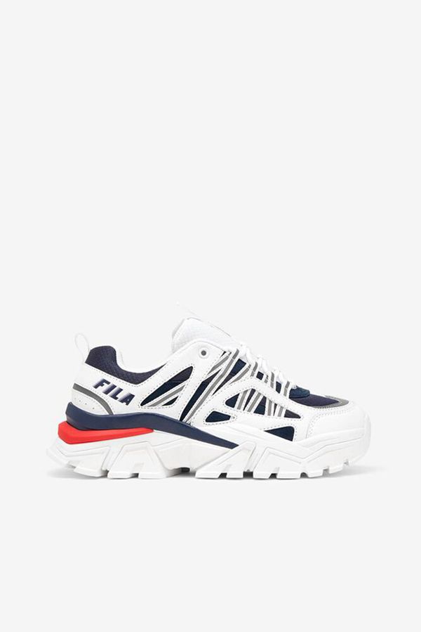 Fila Vitalize Women's Sneakers - White/Red/Navy,NZ 294-61279